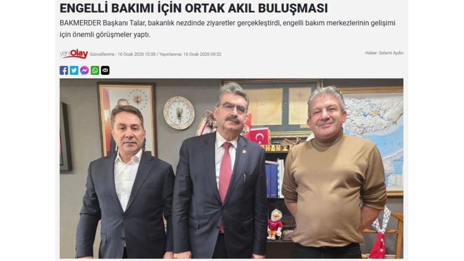 ENGELLİ BAKIMI İÇİN ORTAK AKIL BULUŞMASI